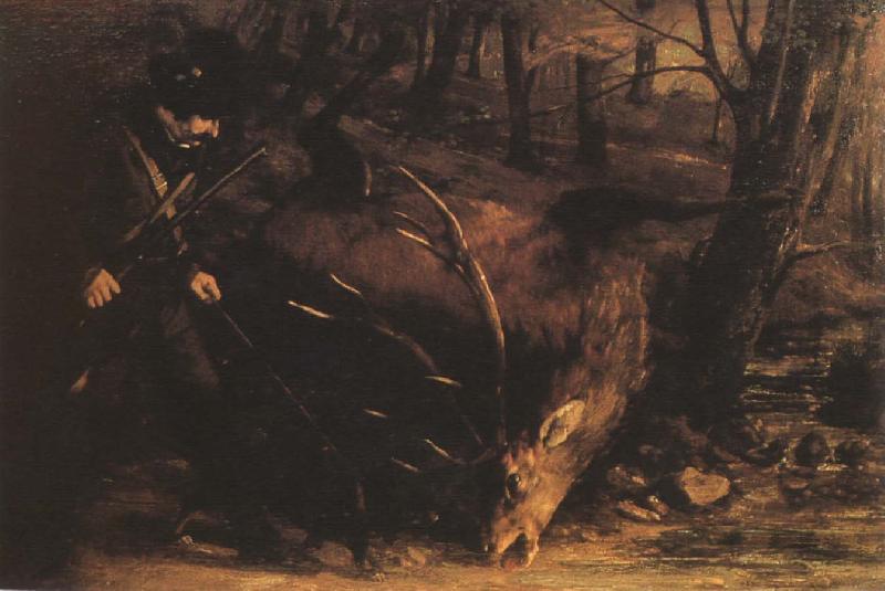 Gustave Courbet Hunter Sweden oil painting art